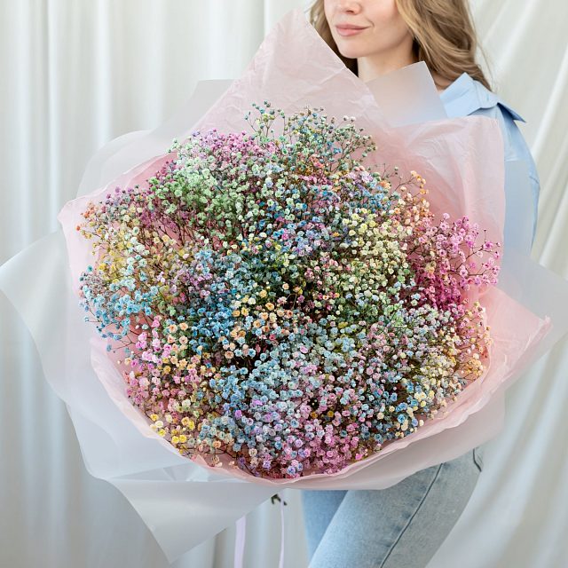 15 радужных гипсофил